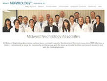 Tablet Screenshot of midwestnephrologyassociates.com